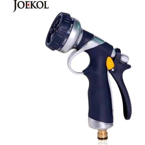8 Function Zinc Alloy Garden Water Sprayers For Watering Lawn Spray Water Nozzle Car Washing Cleaning Sprinkle Tools Water Gun