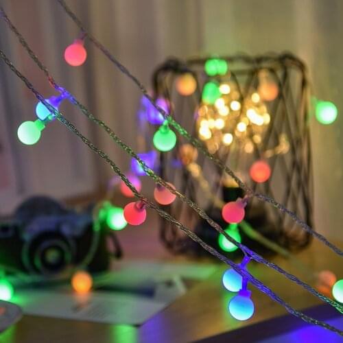 10 20 40 80LEDS Fairy Lights Battery Box Christmas/New Year Xmas Festoon LED Lights String For Home Decoration Holiday Lighting
