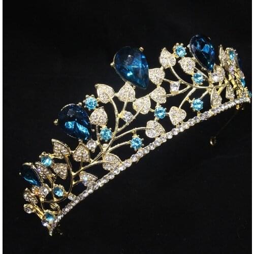 Crown Ornament Bridal Wedding Accessories Simple Alloy Diamond-Studded Bridal Electroplating Dress Jewelry TT@88