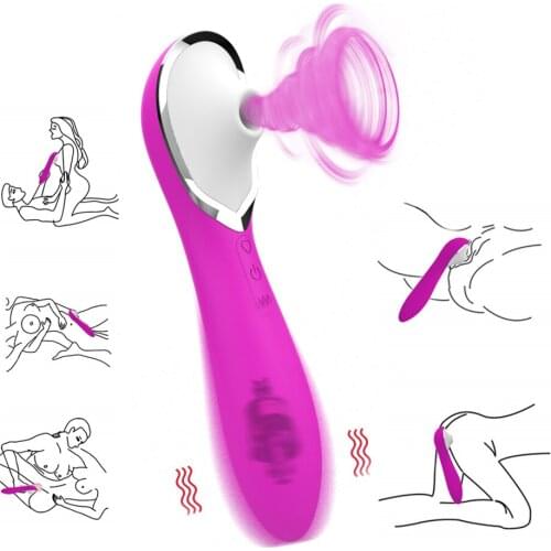 Sex Sucking Toys Vibrator Powerful Clitoris Sucker Blowjob Tongue Stimulator Nipple Vagina Pussy Pump Sex Toys for Women