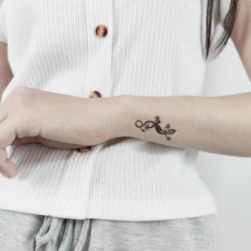 Scorpion Snake Lizard Temporary Tattoo Sticker Waterproof Women Men Adults Fake Body Art New Design 10.5X6cm Kids Hand Tatoo