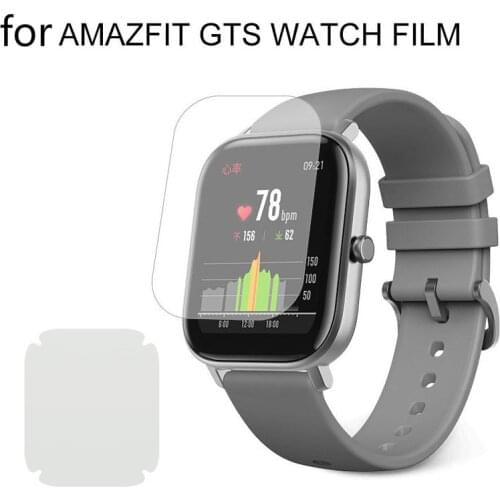 Screen Protector For Xiaomi Amazfit GTS Film Strap Smart Watch Full Soft Glass Soft Clear Protector TPU Film