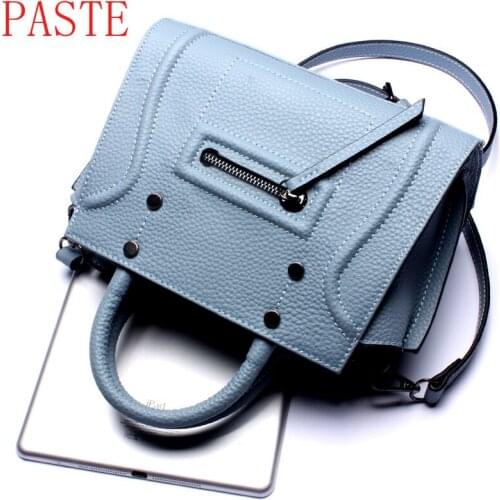 Cowhide Genuine Leather Women Messenger Bags bolsa feminina top selling high quality handbag fashion Lolita style for girls 2017
