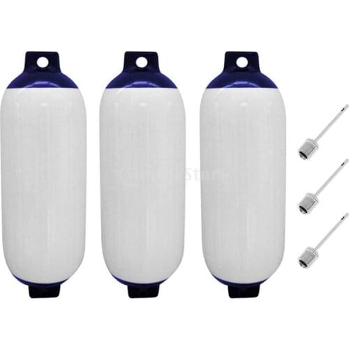 1/2/3pcs Yacht Marine Inflatable Boat Fender PVC Bumper Dock Shield Protection Gear Replacement for Speedboat Floating Platform