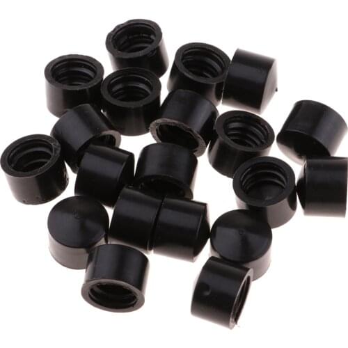 20 Sets PU Replacement Cups Fits Most Truck Black for Skateboard Longboard Truck Accessories 2 Sizes Included