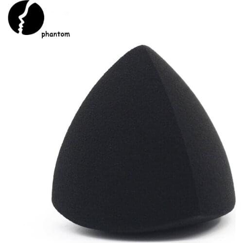 3D Triangular Makeup Sponge Professional Black Cosmetic Puff For Powder Foundation Concealer Cream Make Up Soft Water Sponge Dr