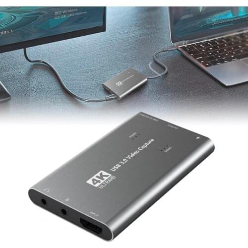 4K 1080P to USB 3.0 Video Capture Card Game Recording Box Transcribe Tools