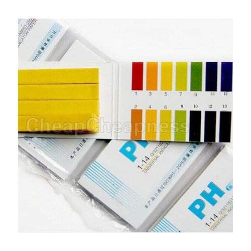 80 Strips Full Range 1-14 PH Paper Analyzers Test Paper Strips Testing Kit School Educational Chemistry Equipment