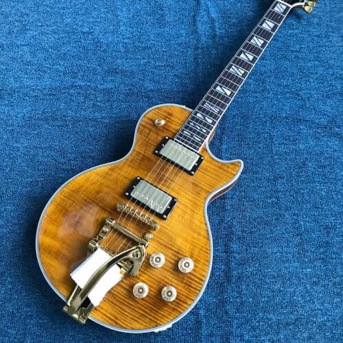 Free delivery, double convex surface, tiger maple top Electric guitar, ，rosewood fingerboard , high quality electric guitar