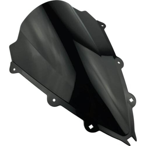 Black Windscreen Screen Protector Wind Deflectors Shield Double Bubble Motorbike Windshield For Aprilia RSV4 2009 2010 2011-2014