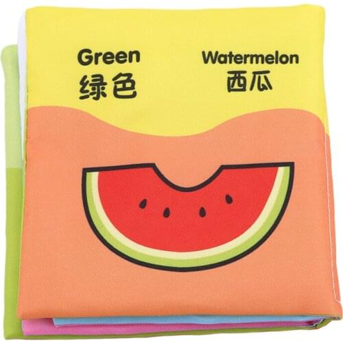 Baby Cloth Book Childrens Enlightenment Early Education Toy Palm Book Animal Digital Puzzle Education Quiet Book