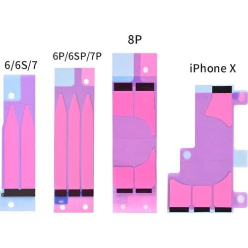 100pcs Battery Adhesive Sticker for iPhone 6 6S 7 8 Plus 5S X XR XS Max 12 12 pro 12PRO MAX 3M Double Tape Pull Trip Glue Parts