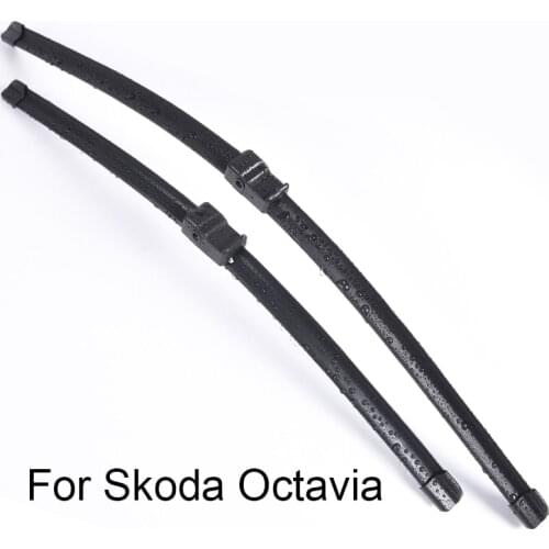 Car Windshield Wiper Blades for Skoda Octavia form 2004 2005 2006 2007 2008 2009 2010 2011 2012 Car Windscreen wiper Rubber