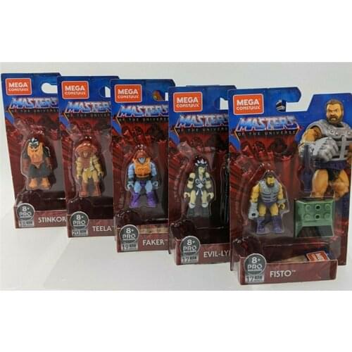 Mega Construx Masters Of the Universe Stinkor EVIL-LYN TEELA FISTO MOTU Pro Builder Series He-man Character Toys NEW
