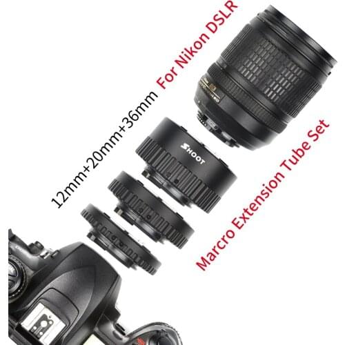 Auto Focus Marcro Extension Tube Set for Nikon D7000 D7100 D7200 D5100 D750 D800 D600 D610 D90 dslr camera