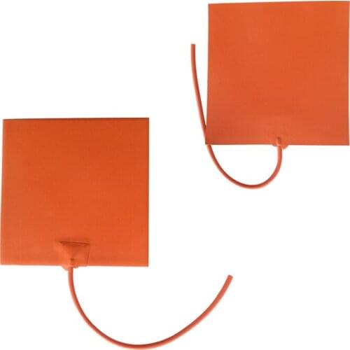 12V 100W 100mmx100mm Heating Pad With 3M Adhesive And 100K Thermistor