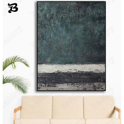 Retro Home Decoration Canvas Painting Classical Modern Abstract Oil Painting Gray Canvas Posters Prints for Living Room Decor