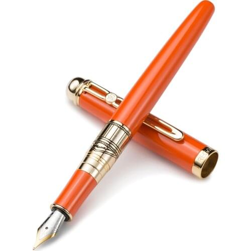 Regal The British Museum Commemoration Fountain Pen Germany Iridium Medium Nib, Noble Orange Business Graduation Gift Pen