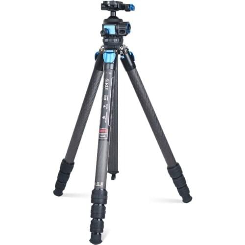 SIRUI ST-124 + T10 tripod SLR camera carbon fiber pan-tilt portable travel camera bracket photography
