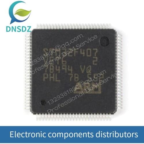 STM32F407VET6 STM32F407 32F407VET6 LQFP-100 arm Cortex-m4 32-BIT Microcontroller MCU 100%New 1Pcs