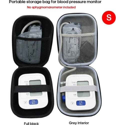 Sphygmomanometer Bag Portable EVA Blood Pressure Monitor Tonometer Storage Bags Carrying Case for Travel & Home Use