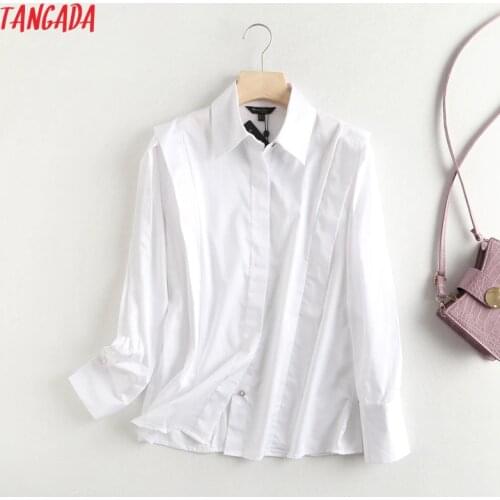 Женские хлопковые рубашки Tangada China At AliExpress