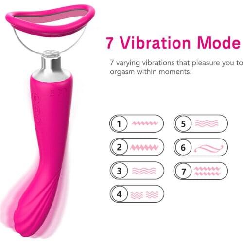 G Spot & Clit Sucking Rabbit Vibrator With 7 Vibration Suction Modes For Anal Vagina Stimulation Vibrating Dildos Masturbation