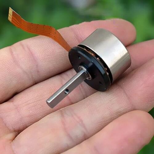 High Speed UAV PTZ Motor Handheld PTZ Security Monitoring Ball Bearing 20MM Brushless Motor, KV Value 2400/ 940