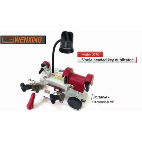 WenXing Universal Key Cutting Machine Q27 110/220V Key Cutting Machine for Marking Duplicating Car House Keys Locksmith Tool