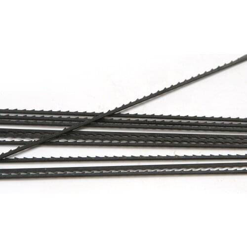 10pcs Black Tone Carbon Steel Reverse Tooth Scroll Saws Blades 10#/12# 130mm