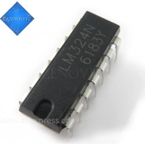10pcs/lot LM324N LM324 DIP-14 In Stock