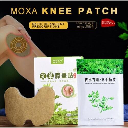 12pcs New Knee Plaster joint Pain Plaster Chinese Wormwood Extract Sticker for Joint Ache Arthritis Rheumatoid Pain Relief Patch