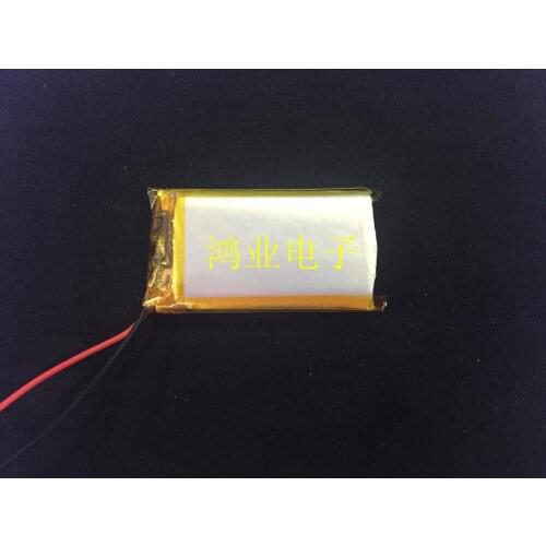 3.7V polymer lithium battery 903055 1650MAH GPS handheld PC MP3 MP4 MP5, etc. Rechargeable Li-ion Cell