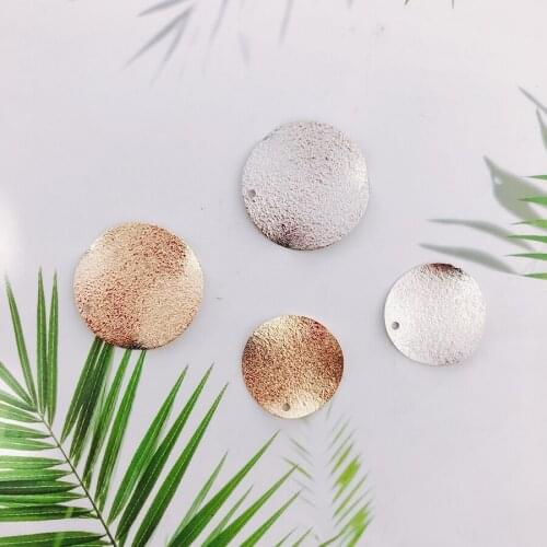 8 pieces / lot AlloyRoundwhite k k goldconnectorsfor jewelrymakingjewelry making supplies bead capsearings fashionjewelryOther