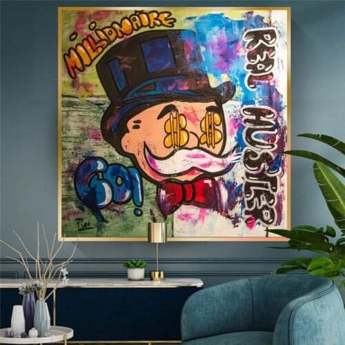 Abstract Colorful Canvas Art Paintings Protrait Of Michael Jackson Wall Graffiti Art Prints Modern Wall Posters For Living Room