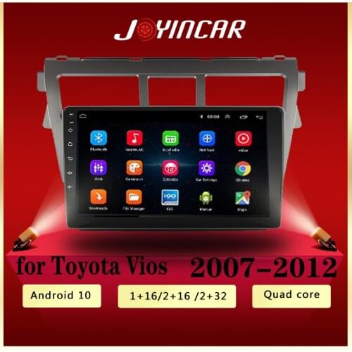 For toyota Vios yaris 2007 2009 2010-2012 2GRAM+32GROM 2 din Android 10 Car Radio Multimedia Video Player GPS WiFi DVD BT
