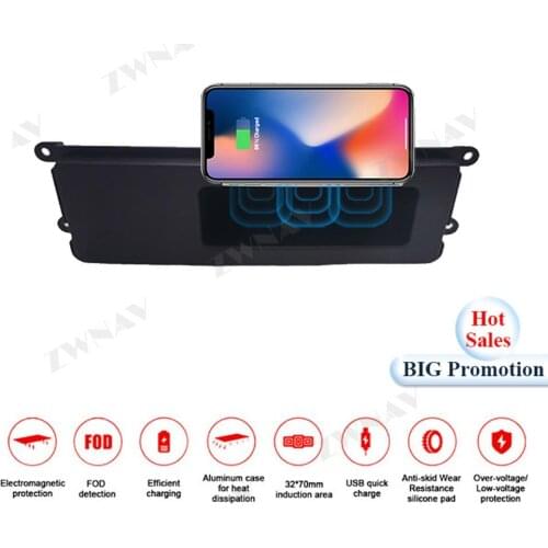 QI Car Wireless Charger Quick Charge For Mitsubishi Pajero 2017-2018 for Iphone XR X for Huawei P30 Infrared Sensor Phone Holder