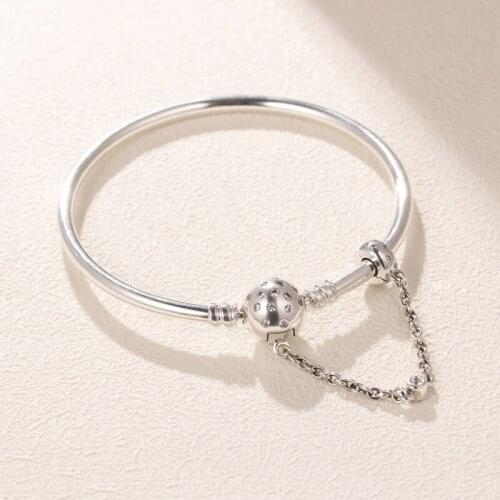 New 100% 925 Sterling Silver Limited Edition Moments Truly Unique Woman Shaped Bracelet To Send Girl Diy Jewelry G