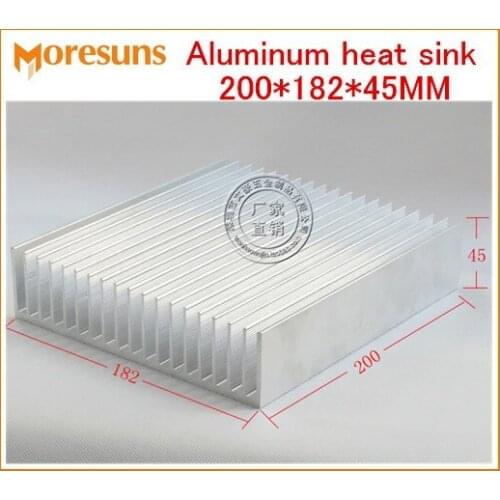 Fast Free Ship Aluminum heat sink 200*182*45MM super cooling high-power Aluminum radiator