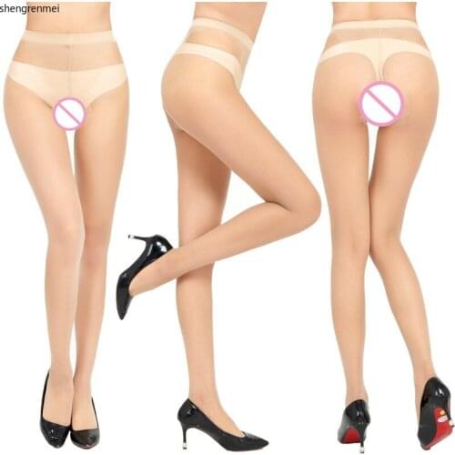 New Arrive Sexy Tights for Lady Sexy Lingerie Womens Transparent Stockings Temptation Female Open Crotch Pantyhose Dropshipping