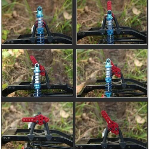 1:10 Simulation Climbing Car Accessories Metal Shock Bracket Adjust Stand For Rawler Absorber Mount Height Suspension Car A D1H8