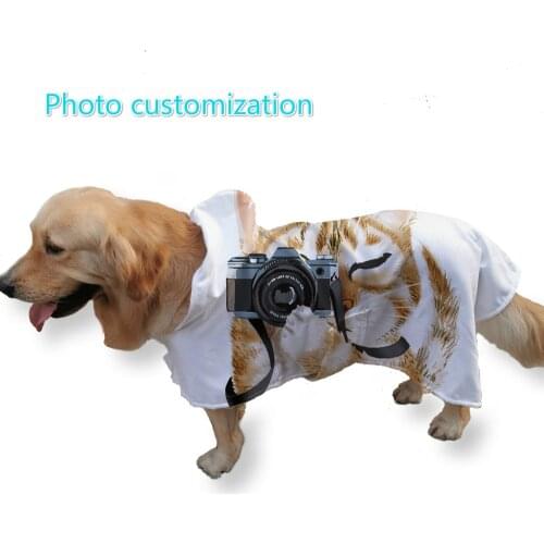 Photo customized DIY dog clothes Hooded ropa perro cat multifunctional towel blanket creative new gifts pet support dropshipping