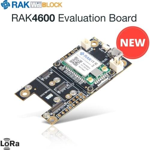WisBlock RAK4600 Evaluation Board LoRa Module Includes RF52832 MCU SX1276 Chip LoRaWAN 1.0.2 Protocols SupportS 862 To 1020 MHz