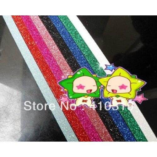 Wholesale 50 strips 8mm wide Sparkly PU Leather Belt Without Buckle fit for diy slide letters & charms