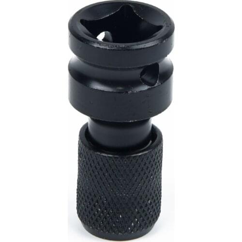 1/2’’ Drive To 1/4’’ Hex Drill Chuck Converter Socket Adapter For Impact Wrench Black Drill Tool AdaptorHardware Tool Access