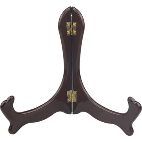Artliving 6 inch 7inch Wood-Like Easels Plate Stand Holder Display Stands