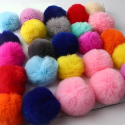 6 Cm Fluffy Pom Pom Soft Pom Pom Faux Fur Diy Childrens Toy Wedding Decoration Felt Ball Sewing Craft Supplies Gift 1 Piece