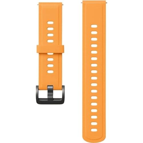 Silicone Rubber Watch Strap Band with Buckle for Mibro Color Smart Watch Wrist Band Replacement Watchband Belt Bracelet