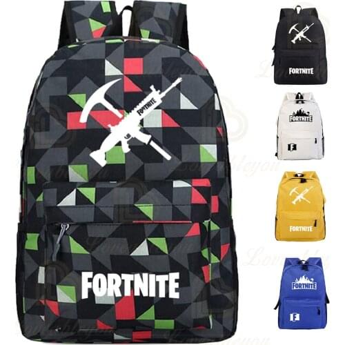Fortnite Backpacks Large Capacity Men Women Backpack Oxford Laptop Backpack Waterproof School Bags Boys Girls Gift