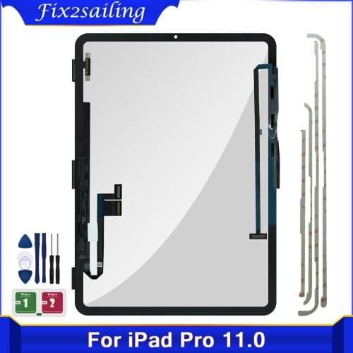 New Touch Screen For Apple iPad Pro 11 A1980 A1934 A1979 Touch Panel Front Glass Screen Sensor Digitizer For iPad Pro 11 + Tools